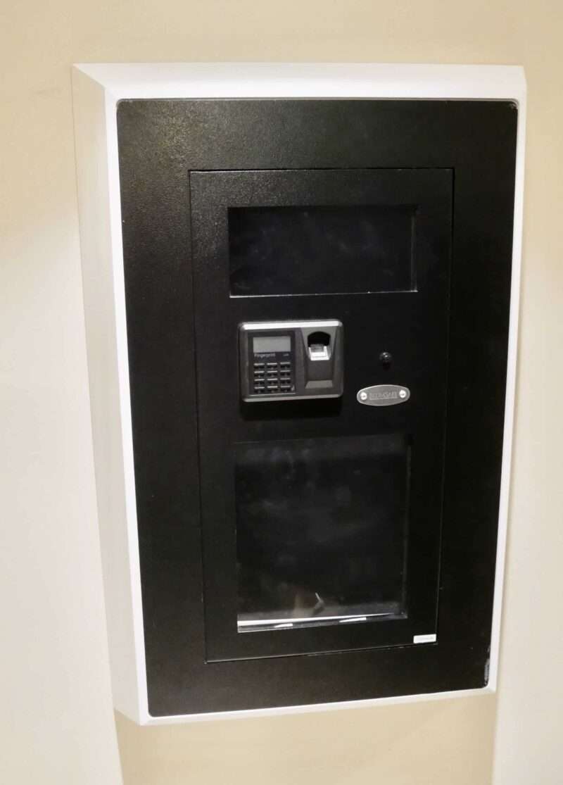 The Frame For Easy Secure Blumsafe Installation in Any Standard Wall