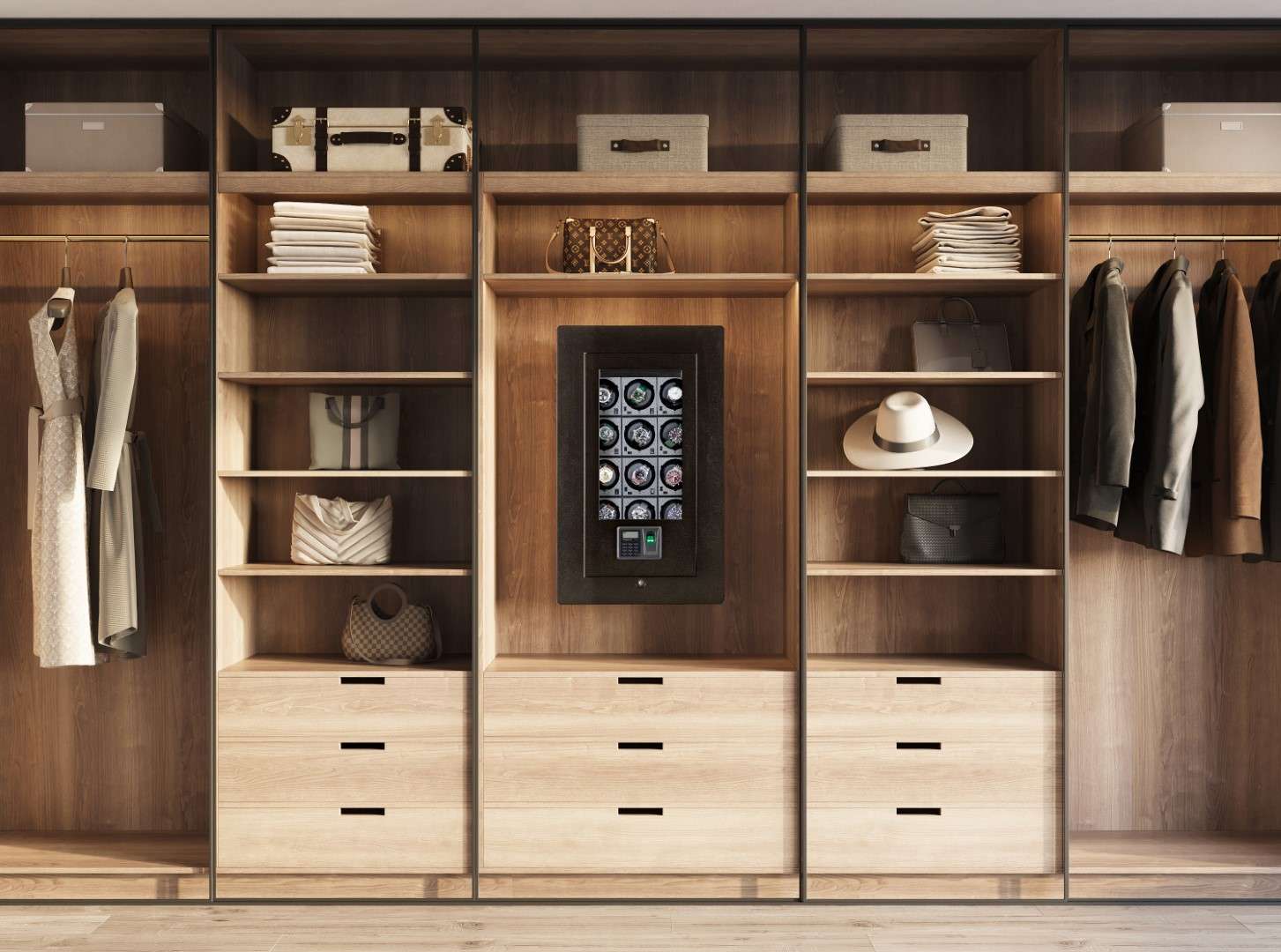 DD BlumSafe in Wall Unit Straight viet Small