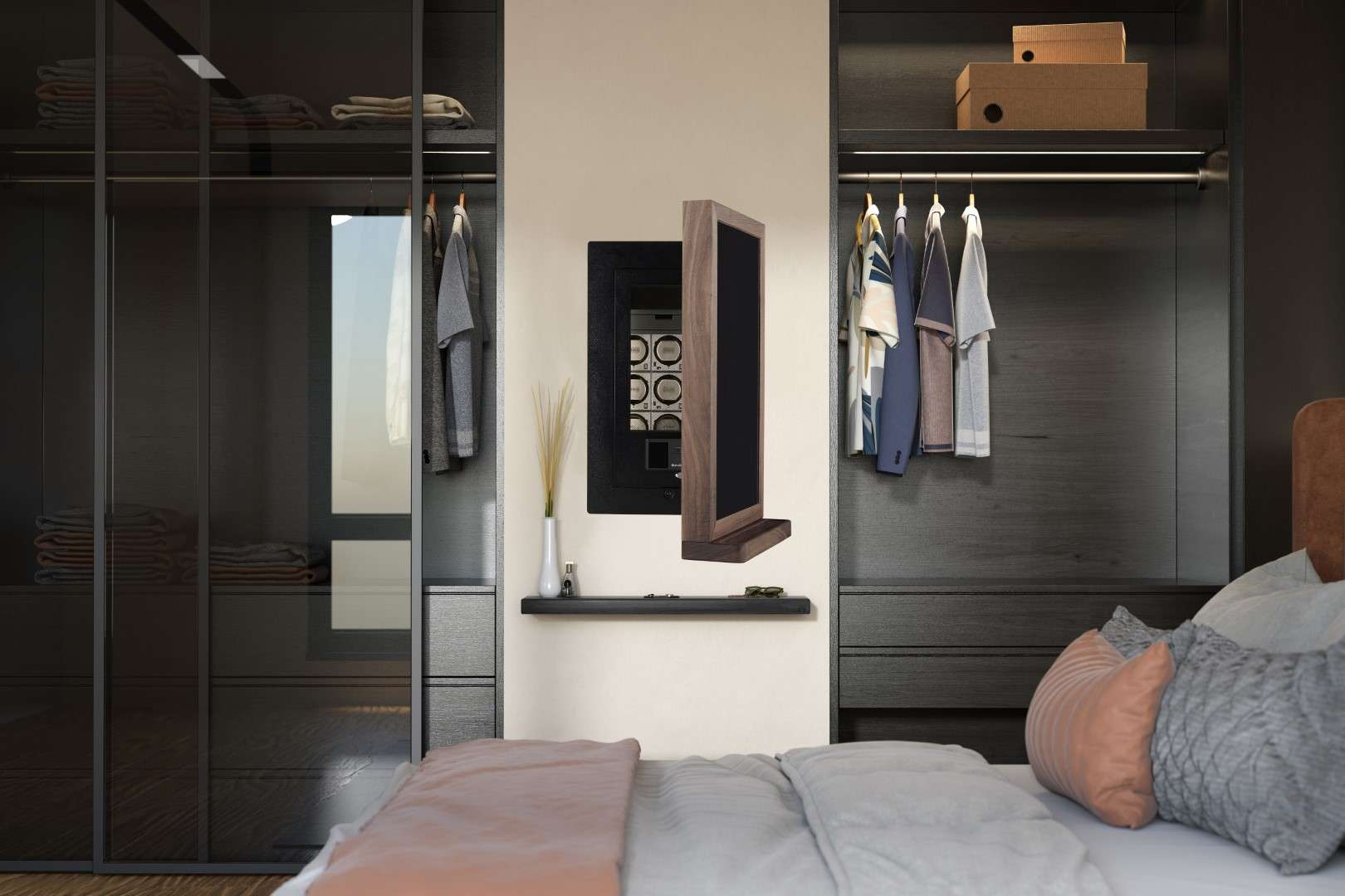 Concealment Screen Half Open